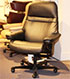 Stressless Sunrise Paloma Black Leather Office Desk Chair