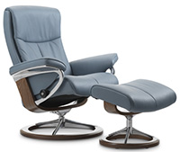 Stressless Signature Steel and Wood Base