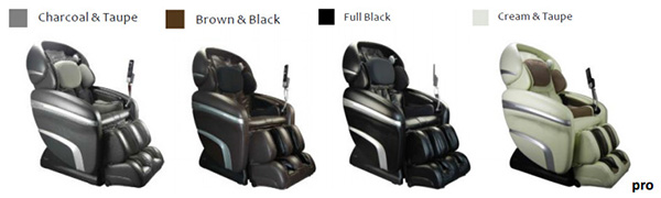 Osaki OS-7200 CR Zero Gravity Massage Chair Recliner Colors