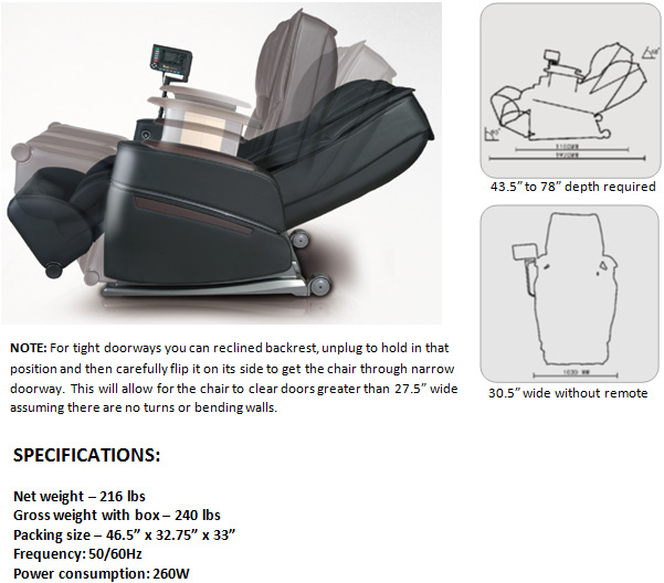 Osaki OS Pro Intelligent Massage Chair Recliner