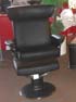 Stressless Jazz Large Recliner and Ottoman - Paloma Black Leather