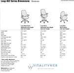 Steelcase Leap Dimensions