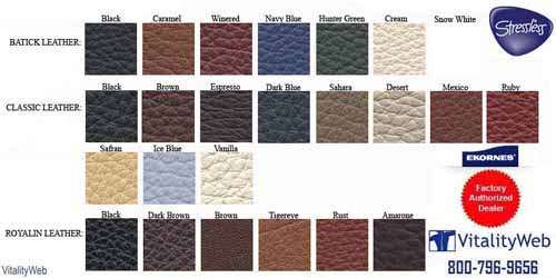 Stressless Batick Leather Colors